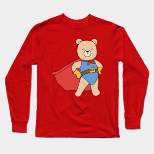 Funny Super Daddy Bear Long Sleeve T-Shirt